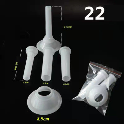 Kit de 4 Tubos para Embutir Salchichas para Picadora de Carne - Image 5