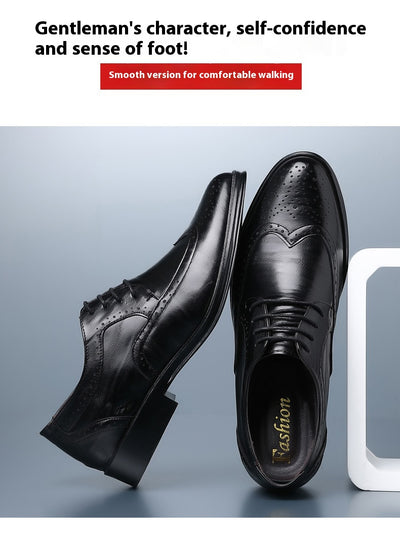 Zapatos Casuales de Cuero Tallado para Hombre - Image 23
