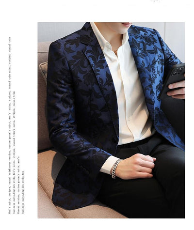 Blazer Slim Fit de Color Liso para Hombre - Primavera Verano - Image 23