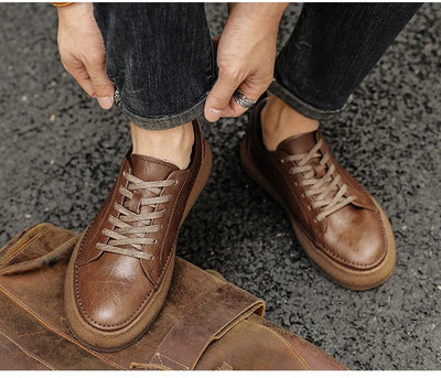 Zapatos de Cuero Británico Transpirables - Estilo Casual y Versátil - Image 15