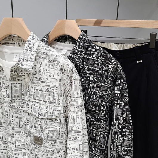 Chaqueta Suelta Estampada para Hombre - Estilo Urbano Moderno - Image 12