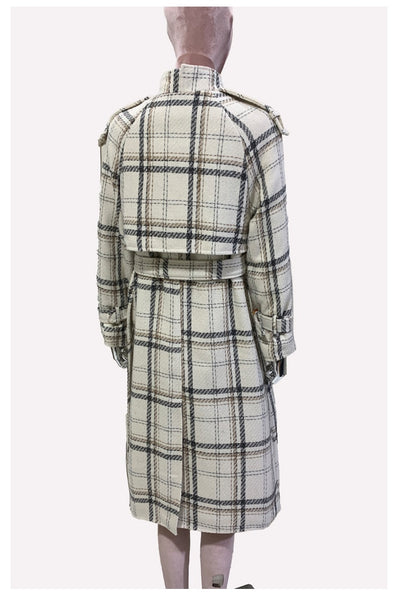 Abrigo Largo de Lana para Mujer - Otoño e Invierno - Image 11