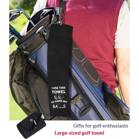 Toalla de Golf Bordada Secado Rápido - Fibra Ultra Fina Transpirable