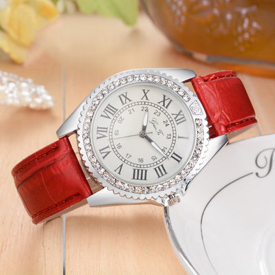 Reloj de Moda para Mujer con Escala Romana y Diseño de Engranajes - Image 7