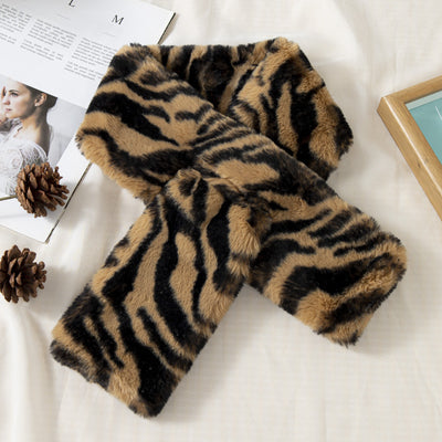 Bufanda de Leopardo Gruesa y Suave para Otoño e Invierno - Image 8