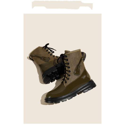 Botas Martin de Cuero para Mujer Estilo Británico - Image 9