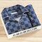 Double Bag Blue and White