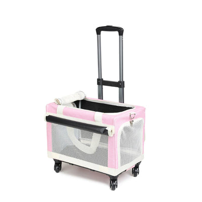 Carrito Transportador Multimascotas Portátil y Transpirable para Gatos y Perros - Image 6