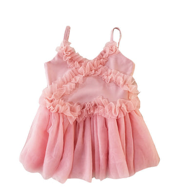 Traje de Baño de Una Pieza con Malla para Niñas - Image 12