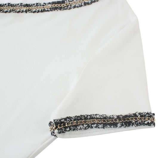 Blusa Suelta de Verano para Mujer con Cuello en V y Detalles Deshilachados - Image 2