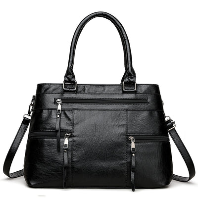 Bolso Mensajero de Cuero Suave - Cartera Ejecutiva para Commuter - Image 6