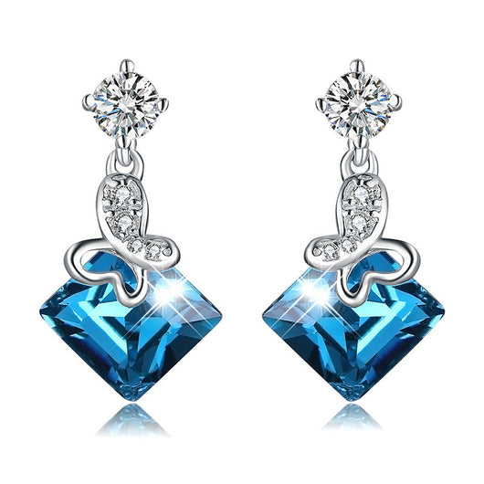 Aretes de Plata 925 Elegancia Europea y Americana