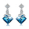 Aretes de Plata 925 Elegancia Europea y Americana