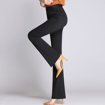 Pantalones Rectos Acampanados para Mujer Ejecutiva - Corte Alargado y Estilizante - Image 21
