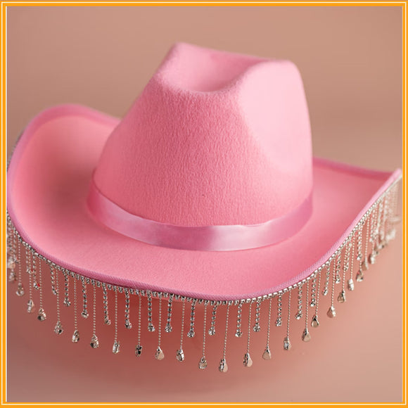 Sombrero Vaquero Denim Blanco