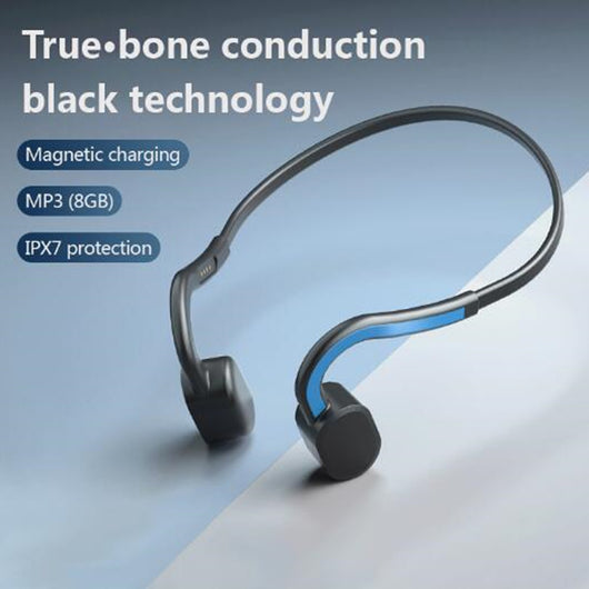Auriculares Deportivos por Conducción Ósea Bluetooth Resistentes al Agua