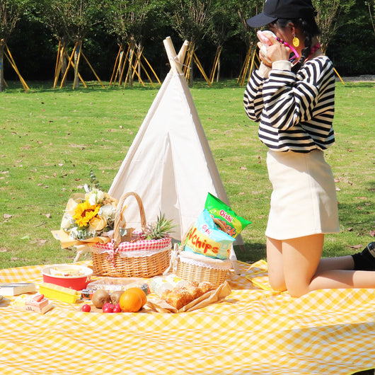 Mantel de Picnic Impermeable Portátil para Jardín - Image 3