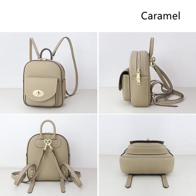Mochila de Cuero Genuino Artesanal para Mujer - Image 12