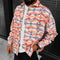 Chaqueta Camisa Casual con Estampado Étnico para Hombre