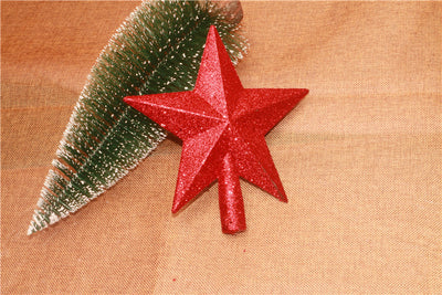 Estrella Cimera Navideña con Polvo Dorado - Adorno Tridimensional - Image 15
