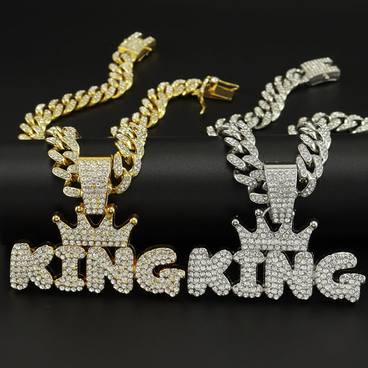 Collar de Moda para Hombre con Dije de Diamante en Aleación - Image 9