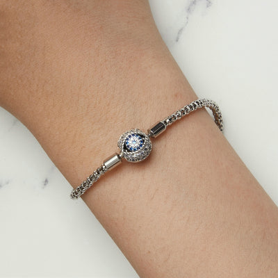 Pulsera DIY Plata 925 con Cuentas Pequeñas Intercambiables