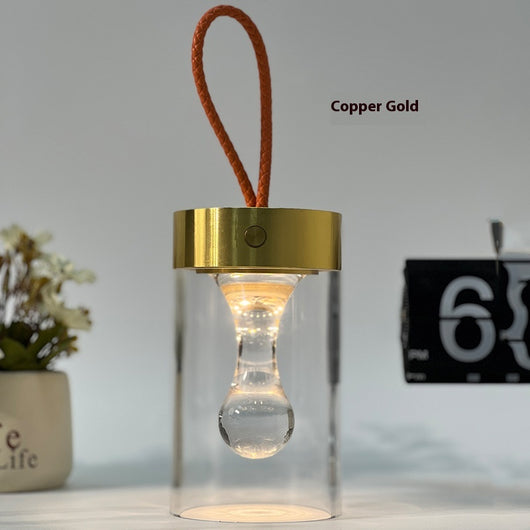 Lámpara Camping Recargable con Diseño Gota de Agua - Luz Nocturna Portátil - Image 6