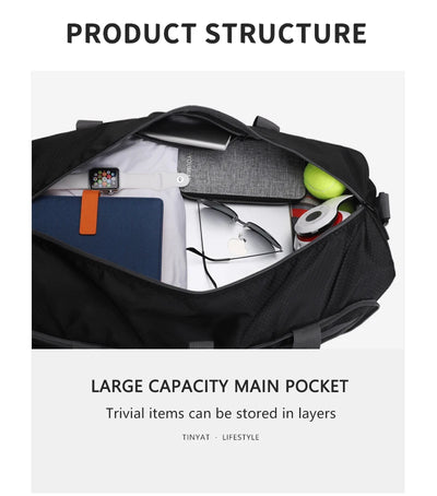 Bolsa de Viaje Plegable con Bandolera - Capacidad Extra Grande Portátil - Image 11