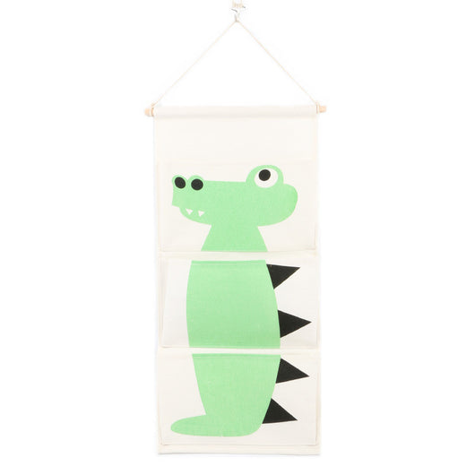 Bolsa Colgante de Algodón y Lino con Diseño Infantil - Organizador de Pared Multifuncional - Image 12