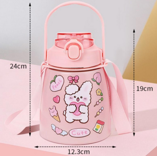 Vaso Infantil de Gran Capacidad con Pajita de Acero Inoxidable - Image 7