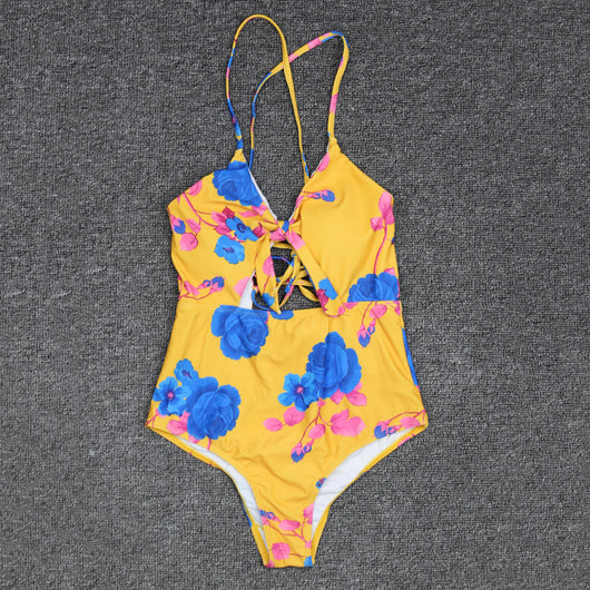 Traje de Baño Entero para Mujer con Tirantes Cruzados - Image 9