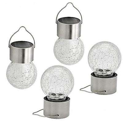 Lámpara Solar de Cristal Crack Ball - Iluminación Decorativa Exterior - Image 24