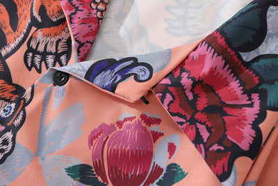 Camisa Retro Estampado Floral para Hombre - Image 19