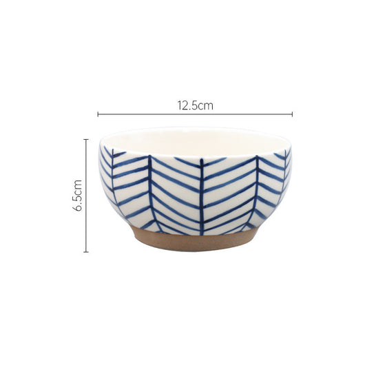Tazón de Cerámica Azul Gota de Lluvia - Diseño Nórdico Japonés - Image 8