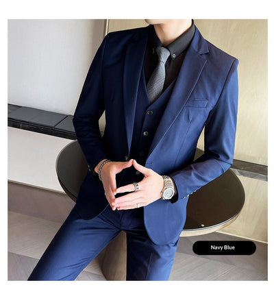 Traje Slim Fit Británico para Hombre - Conjunto Casual Elegante - Image 22