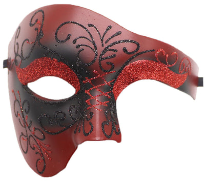 Antifaz Elegante Vintage de Medio Rostro con Un Solo Ojo - Image 11
