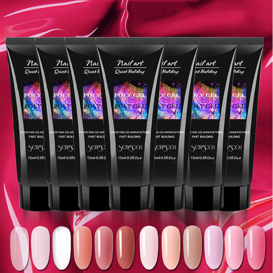 Gel Constructor de Uñas UV - Secado Rápido con Fotopolimerización
