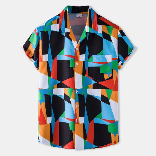 Conjunto Hawaiano Casual para Hombre - Camisa y Shorts Estampados - Image 5