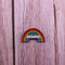 Broche de Cobre Arcoíris Minimalista de Metal