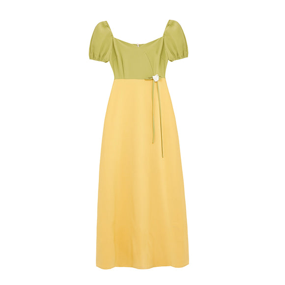 Vestido Hada de Verano con Mangas Abullonadas - Diseño Trendy y Fresco