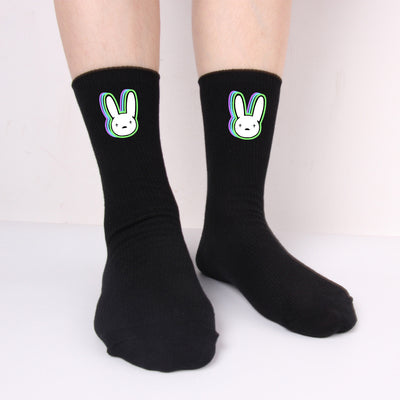 Calcetines Largos Bad Rabbit de Algodón Tejido para Hombre y Mujer - Image 14