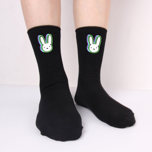 Calcetines Largos Bad Rabbit de Algodón Tejido para Hombre y Mujer - Image 14