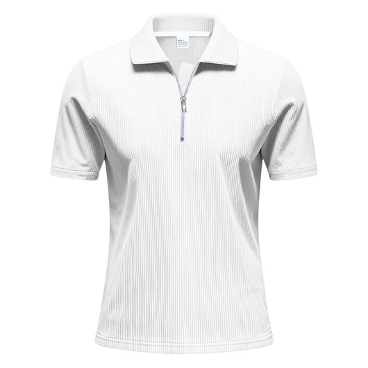 Polo Corduroy Holgado con Medio Cierre para Hombre - Image 6