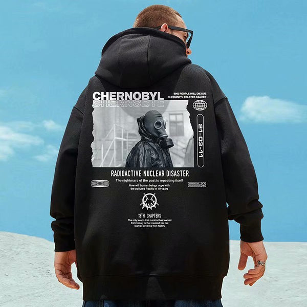 Sudadera con Capucha Holgada para Hombre - Diseño Minimalista