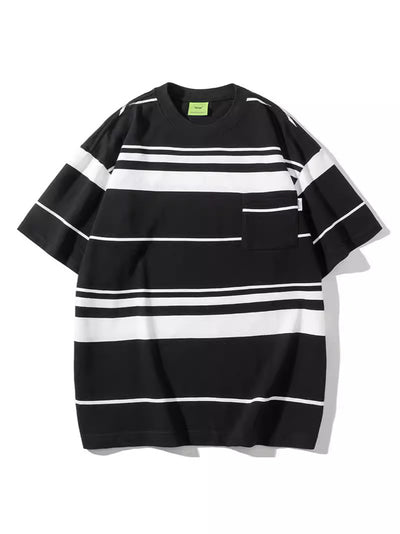 Camiseta Rayada de Manga Corta Unisex - Image 10