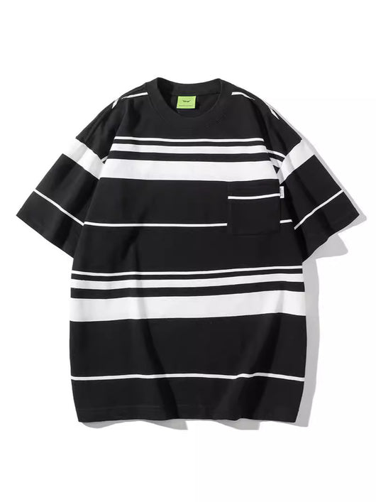 Camiseta Rayada de Manga Corta Unisex - Image 10