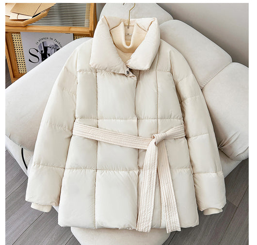 Chaqueta de Algodón con Cordones y Control de Cintura para Mujer - Image 6