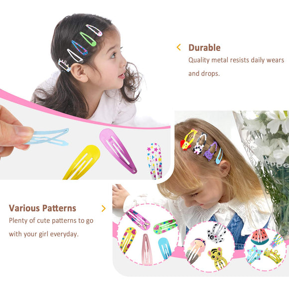 Set de 100 Pasadores Metálicos Antideslizantes para Niñas, Adolescentes y Mujeres