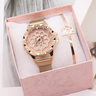 Reloj de Mujer con Esfera Giratoria y Mecanismo de Turntable para Negocios - Image 15