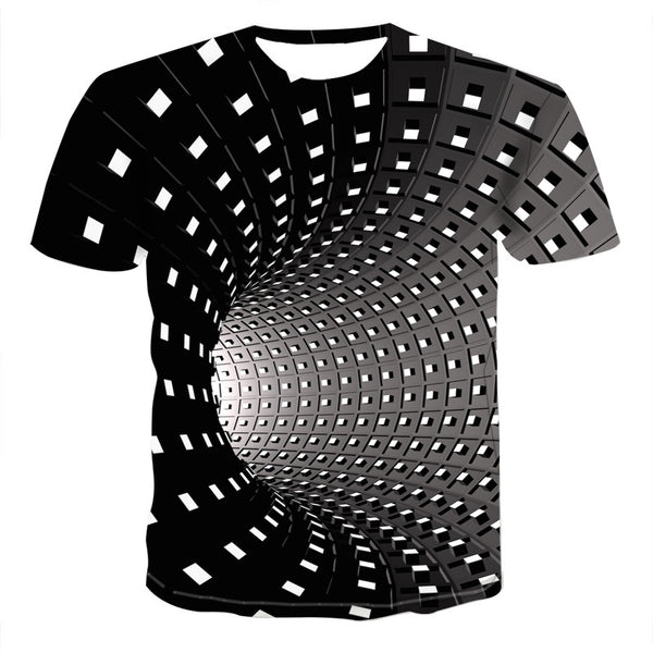 Playera Manga Corta 3D para Hombre